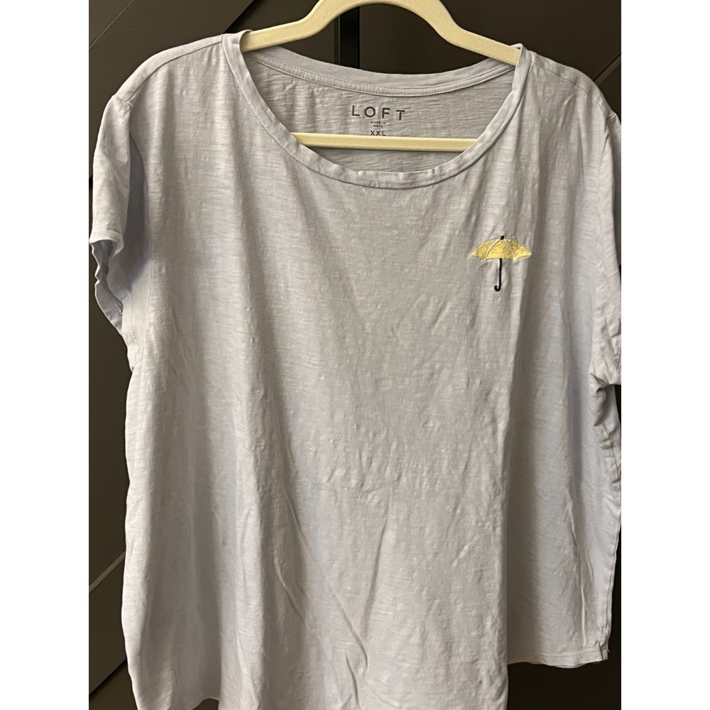 Loft Umbrella T-Shirt Light Blue XXL